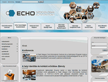 Tablet Screenshot of echosurvey.hu